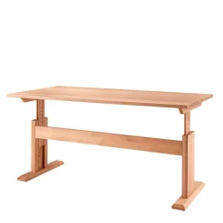 Wohnen Buchenholz Schreibtisch höhenverstellbar per Raster - Bash