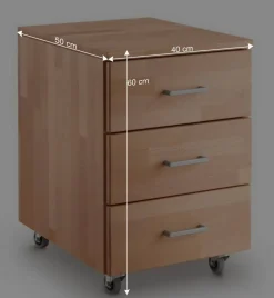 Wohnen Buchenholz Schreibtisch höhenverstellbar per Raster - Bash