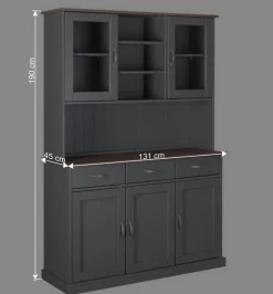 Buffetschrank in Grau & Braun - Nepplan^Wohnen Sale