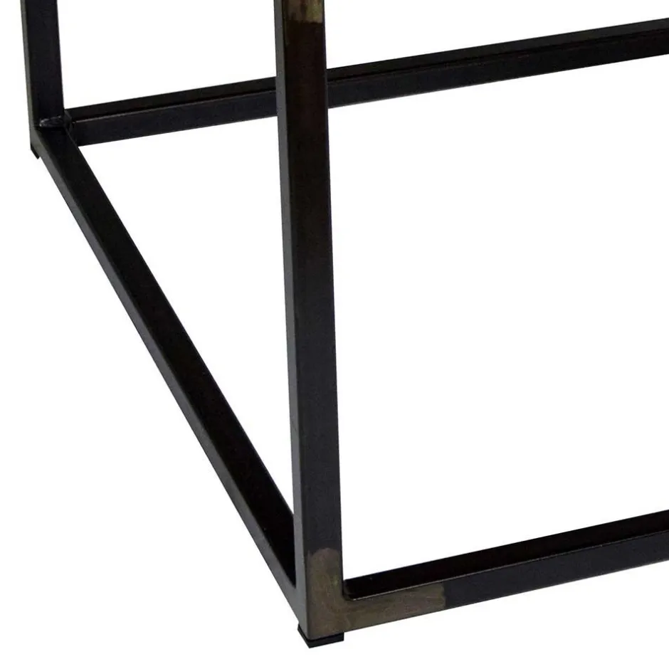 Wohnen Bunter Keramiktisch mit Bügel-Gestell - Fantast