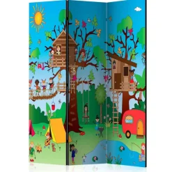 Bunter Kinderzimmer Paravent Ferienlager - Katina^Wohnen New