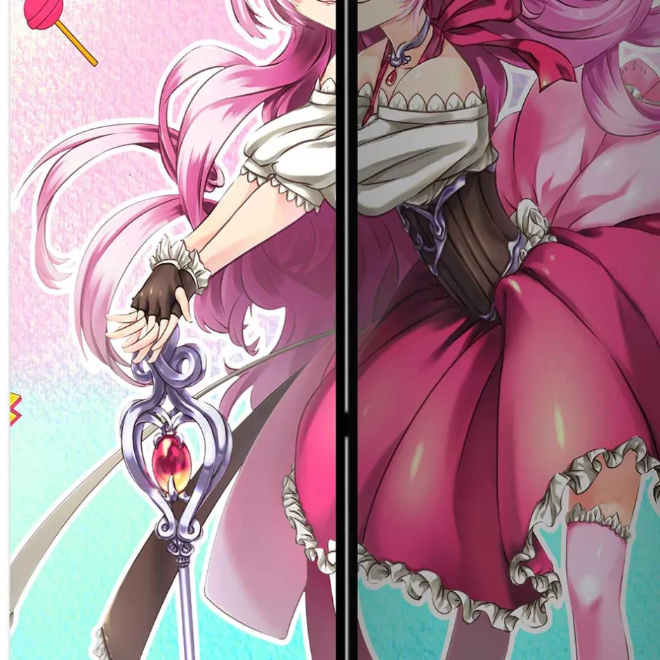 Bunter Paravent mit Manga Mädchen Motiv - Vinales^Wohnen Sale