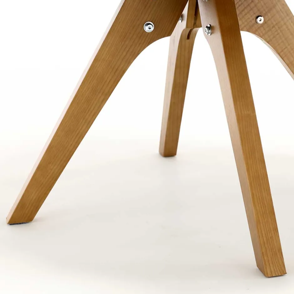 Wohnen Chenille Armlehnenstuhl in Creme - Max (2er Set)