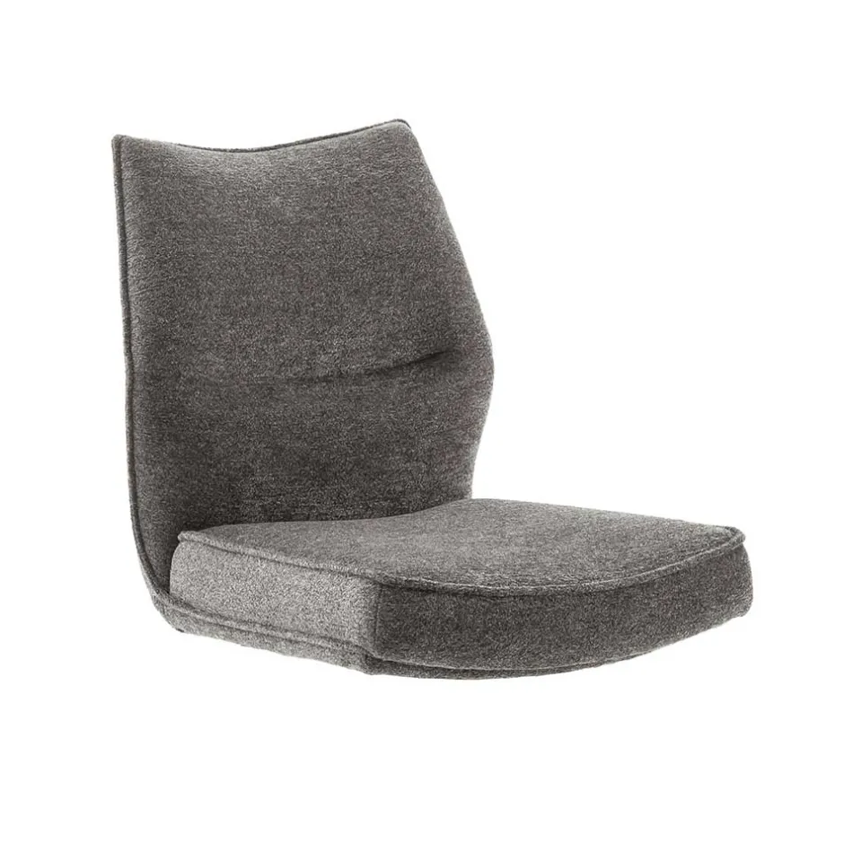 Wohnen Chenille Esszimmerstuhl um 360 Grad drehbar - Padira (2er Set)