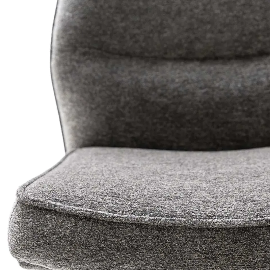 Wohnen Chenille Esszimmerstuhl um 360 Grad drehbar - Padira (2er Set)