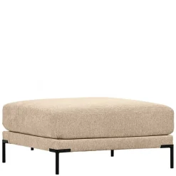 Chenille Hocker in Beigegrau Melange - Paola^Wohnen Best