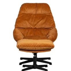 Chenille Relaxsessel in Ocker - Zinatella (zweiteilig)^Wohnen Hot