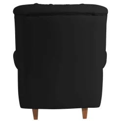 Chesterfield Polstersessel in Schwarz Kunstleder - Centurion^Wohnen Discount