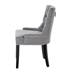 Chesterfield Stuhl in Grau meliert und Schwarz - Menton^Wohnen Online