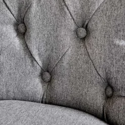 Chesterfield Stuhl in Grau meliert und Schwarz - Menton^Wohnen Online