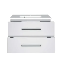 Wohnen 80cm Bad Waschplatz in Weiß - Maney