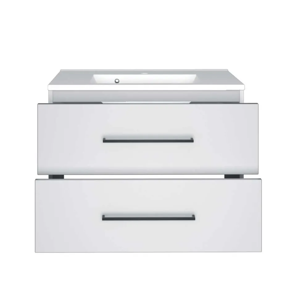 Wohnen 80cm Bad Waschplatz in Weiß - Maney