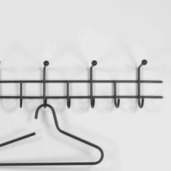 119cm breite Hakenleiste aus schwarzem Stahl - Davadus^Wohnen Hot