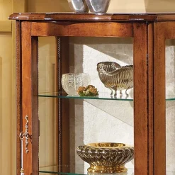 60cm breite Vitrine Barock Agosto 1-türig^Wohnen Clearance