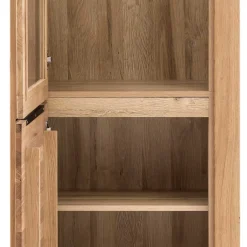 Wohnen 70cm breite Vitrine 2-türig - 199 cm hoch - Nelenia