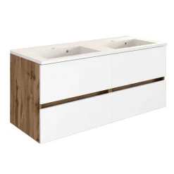 120cm breiter Bad Waschplatz für zwei Personen - Maklesa^Wohnen Outlet