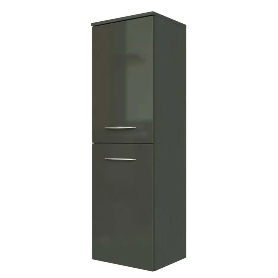 40cm breiter Midischrank fürs Bad Mladen in Hochglanz Dunkelgrau^Wohnen Online