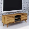 Wohnen 134cm breiter TV Unterschrank aus Holz - Eavy I