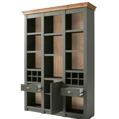 147cm breites Landhaus Regal in Graugrün - Eylan^Wohnen Hot