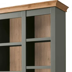 147cm breites Landhaus Regal in Graugrün - Eylan^Wohnen Hot