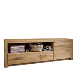 170cm breites TV Board aus geölter Wildeiche - Loitons^Wohnen New