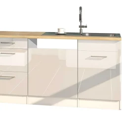 300cm Fertige Küche ohne Einbaugeräte - Cuneo (achtteilig)^Wohnen Hot