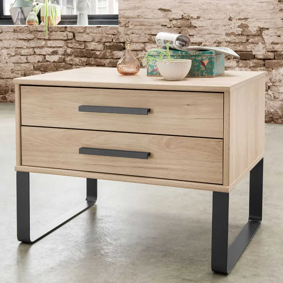 48cm hohe Nachtkommode zweifarbig - Licruva^Wohnen Sale