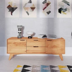 40cm hohes Lowboard in Kernbuche - Junola^Wohnen New