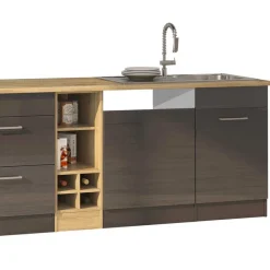 Wohnen 340cm Küchenschränke & Regale - Bozenia (zehnteilig)
