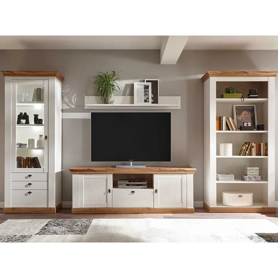 367cm Landhaus Anbauwand Set - Diatara (vierteilig)^Wohnen Online