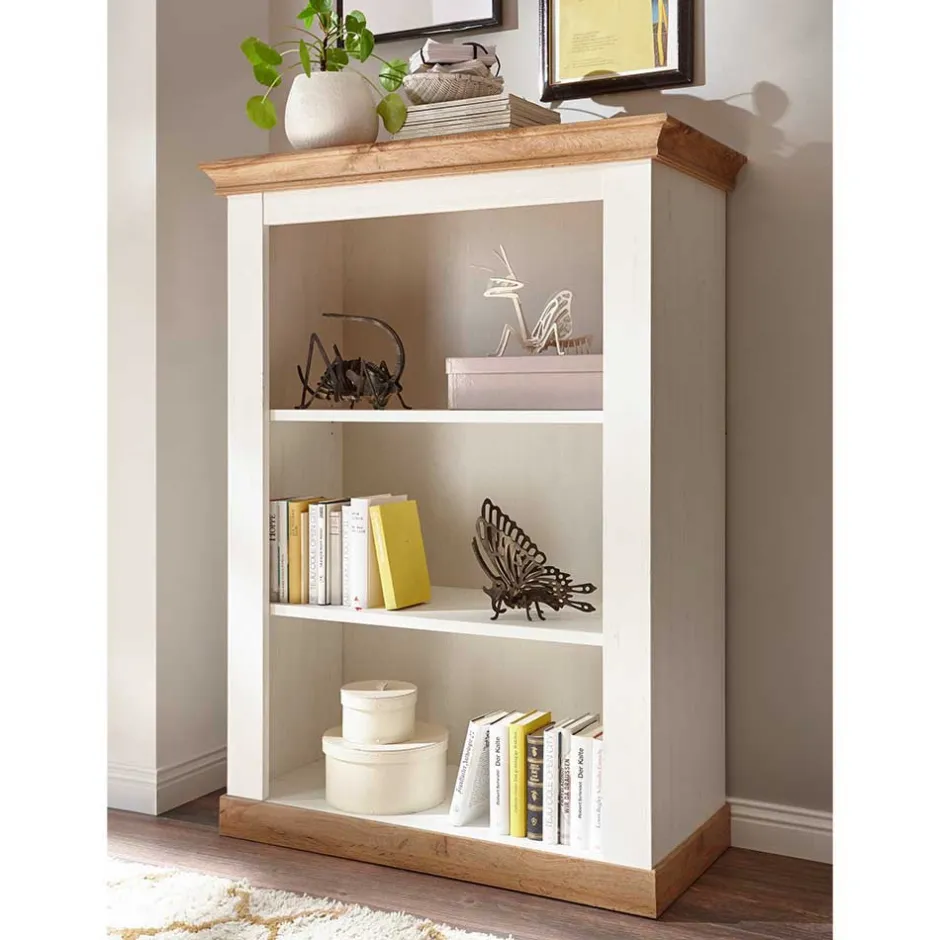 Wohnen 356cm Landhaus Wohnwand Set - Diatara (dreiteilig)