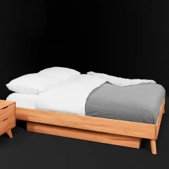 190cm langes Einzelbett mit Bettkasten - Junola II^Wohnen Discount