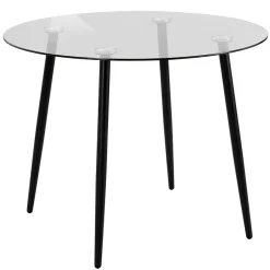 100cm runder Glastisch fürs Esszimmer - Cellon^Wohnen Clearance