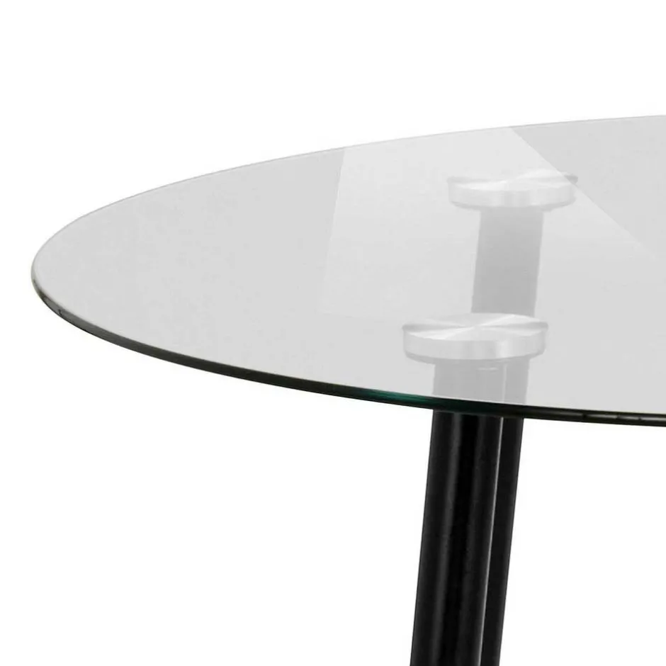 100cm runder Glastisch fürs Esszimmer - Cellon^Wohnen Clearance