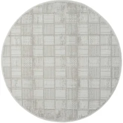 120cm runder Teppich mit kurzem Flor - Taomy^Wohnen Online