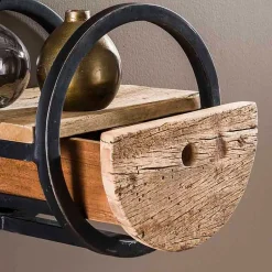 30cm Rundes Wandregal mit Schublade - Ultina^Wohnen New