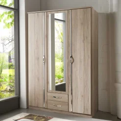 135cm Schlafzimmer Schrank in Eiche San Remo - Lagunara^Wohnen