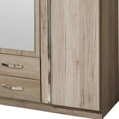 135cm Schlafzimmer Schrank in Eiche San Remo - Lagunara^Wohnen