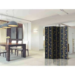 135cm Sichtschutz aus 3 Leinwand-Flügeln - Cady^Wohnen New