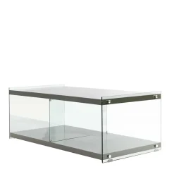 120cm TV Board in Hochglanz Grau - Verez^Wohnen Outlet