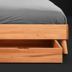 Wohnen 190cm Unterlänge Doppelbett ohne Kopfteil - Junola II