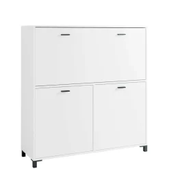 Wohnen Computer Schrank in Weiß - Darpanos