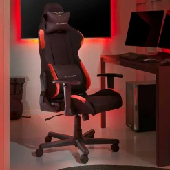 Computerstuhl für Gamer in Schwarz Rot - Gelvino^Wohnen