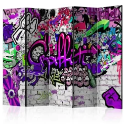 Kinder Wohnen Cooler Jugend Paravent Graffiti Wand - Nelani