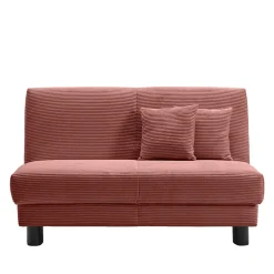 Wohnen Cord Faltsofa in Rot 145x85x100 - Jannik