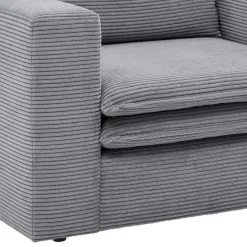 Cord Sessel in Anthrazit - Ruffos^Wohnen Clearance