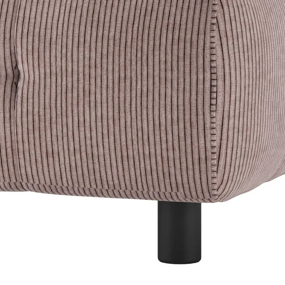 Wohnen Couch Polsterhocker in Mauve Cord - Samorah
