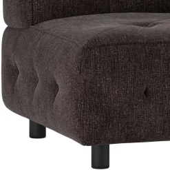 Wohnen Couch-Eckmodul in Graubraun & Schwarz - Sundini