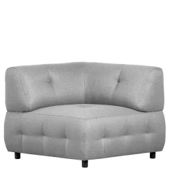 Wohnen Couch-Eckmodul in Graubraun & Schwarz - Sundini