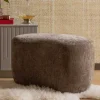 Couchhocker in Taupe Chenille - Fridelia^Wohnen Hot